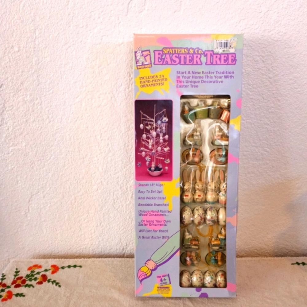 Vintage NIB Spatters & Co. Easter Tree
